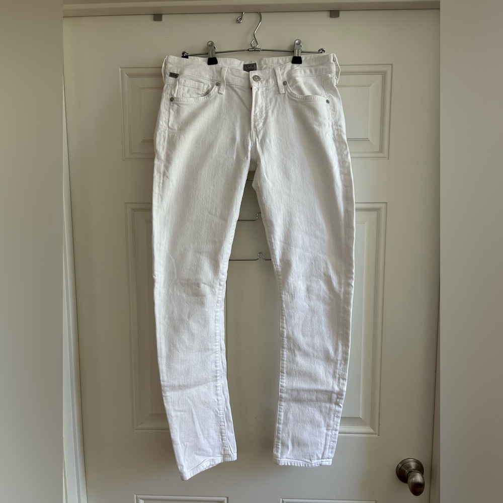 Citizens Of Humanity Arielle Mid Rise Slim White Jeans Women’s Size27